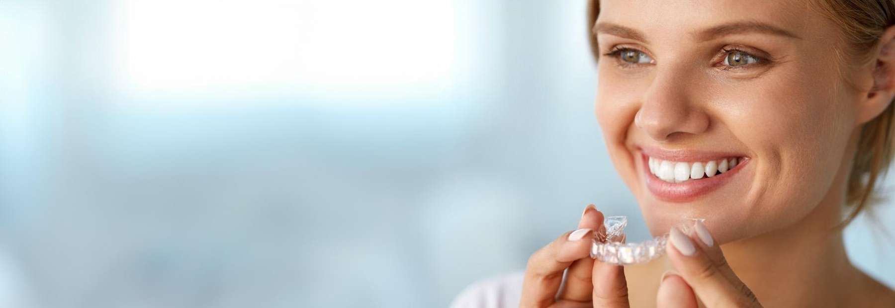 girl with invisalign clear braces in narre warren