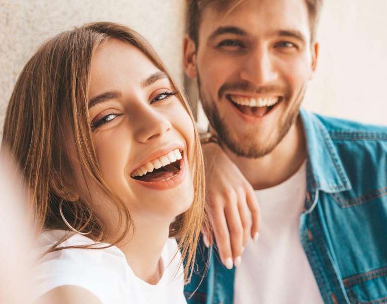 young couple at the dentist in narre warren